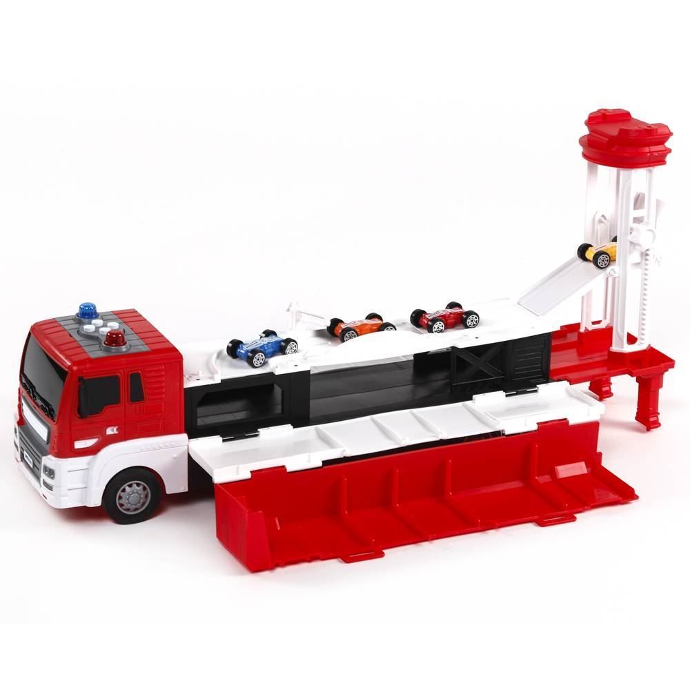 Caminhão De Bombeiro Garagem Para Carrinhos Havan Toys - HBR0705