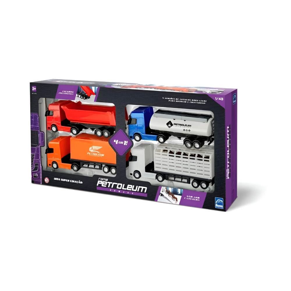 Caminhões Petroleum 4 Em1 Roma - 1476