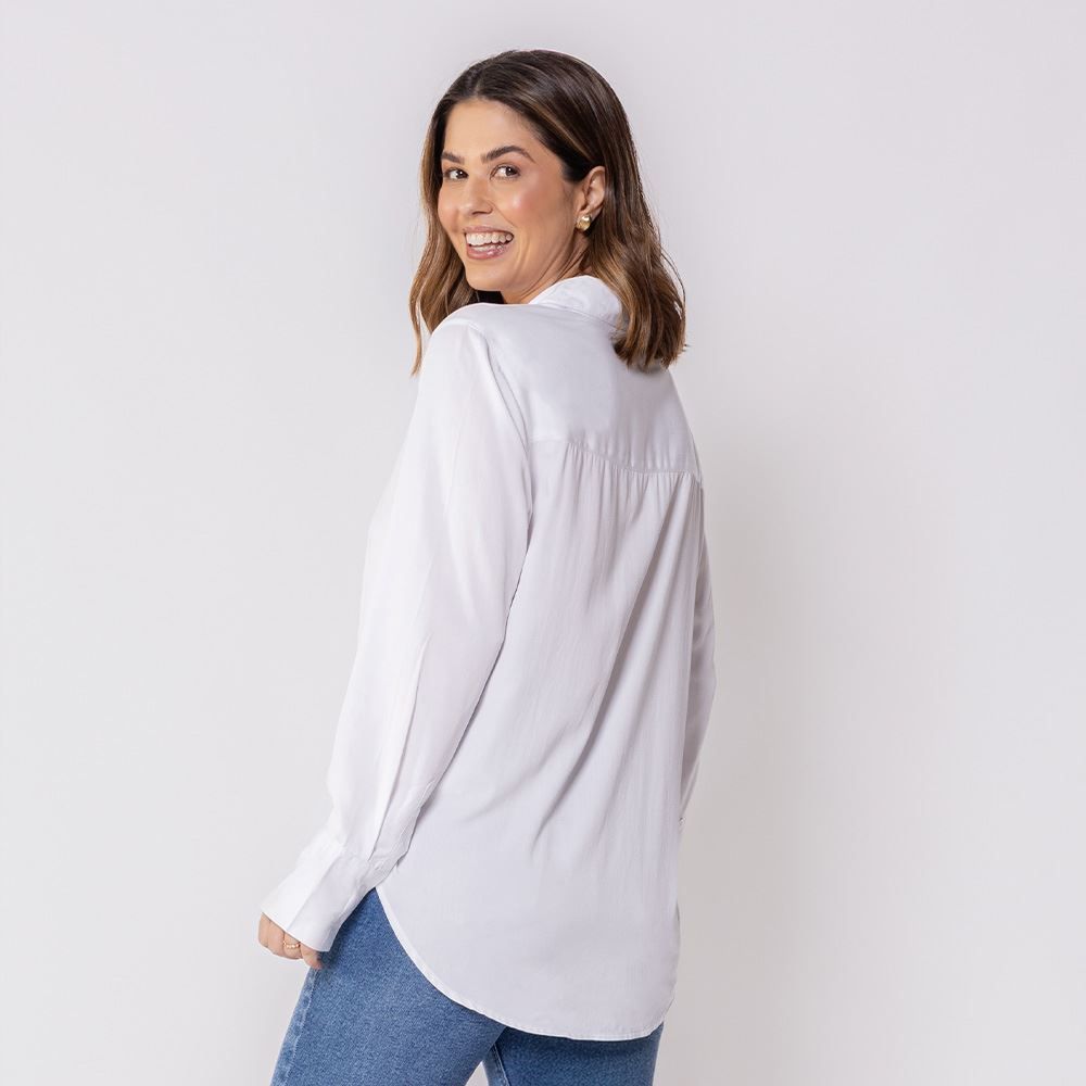 Camisa Feminina Manga Longa Patricia Foster