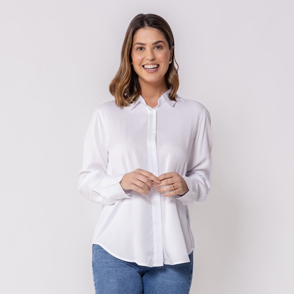 Camisa Feminina Manga Longa Patricia Foster