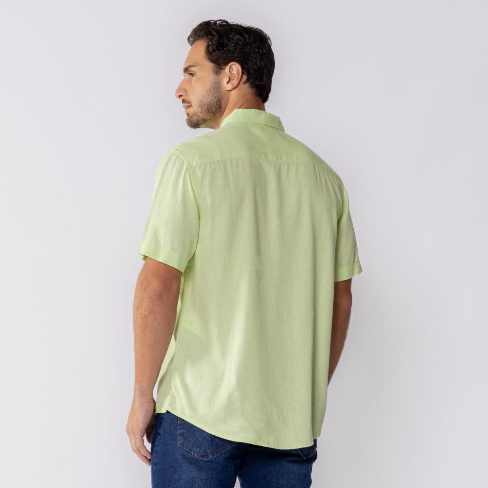 Camisa Linho Masculina Manga Curta Thing