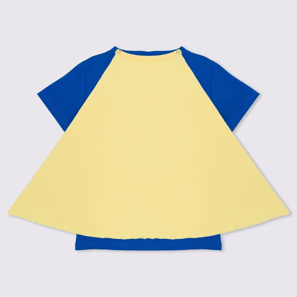 Camiseta 1 a 3 anos Herói com Capa Yoyo Kids