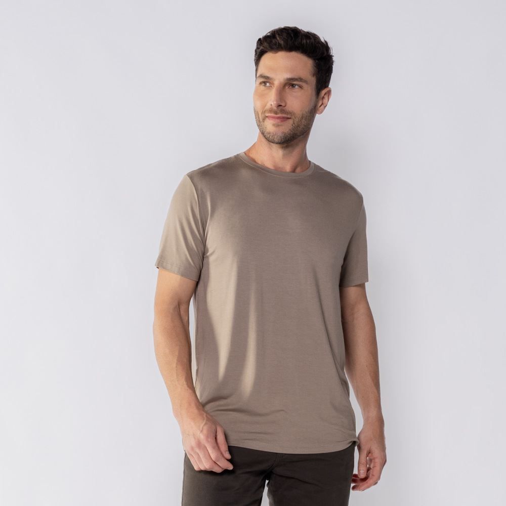 Camiseta Básica Masculina Viscoflex Marc Alain