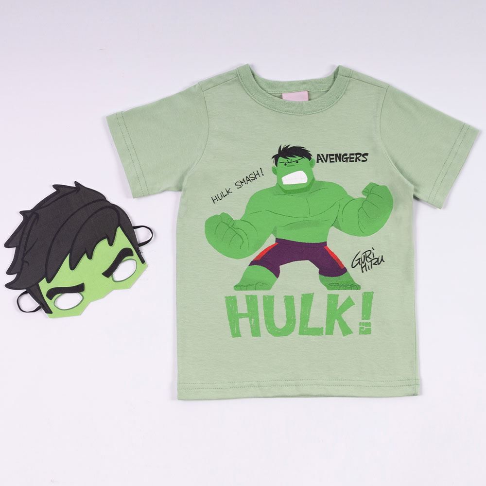 Camiseta Hulk Infantil 1 a 3 Anos Marvel