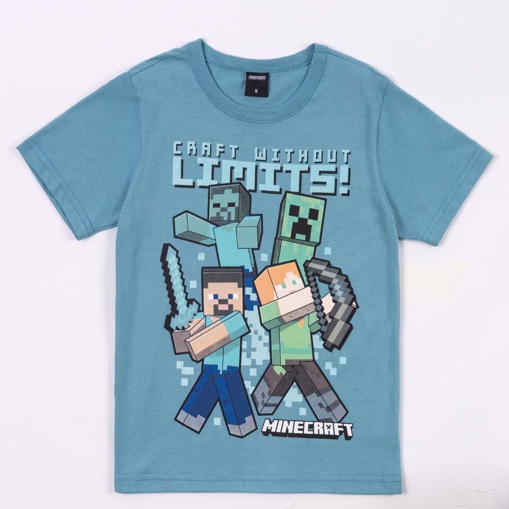 Camiseta Minecraft Infantil 6 a 12 Anos
