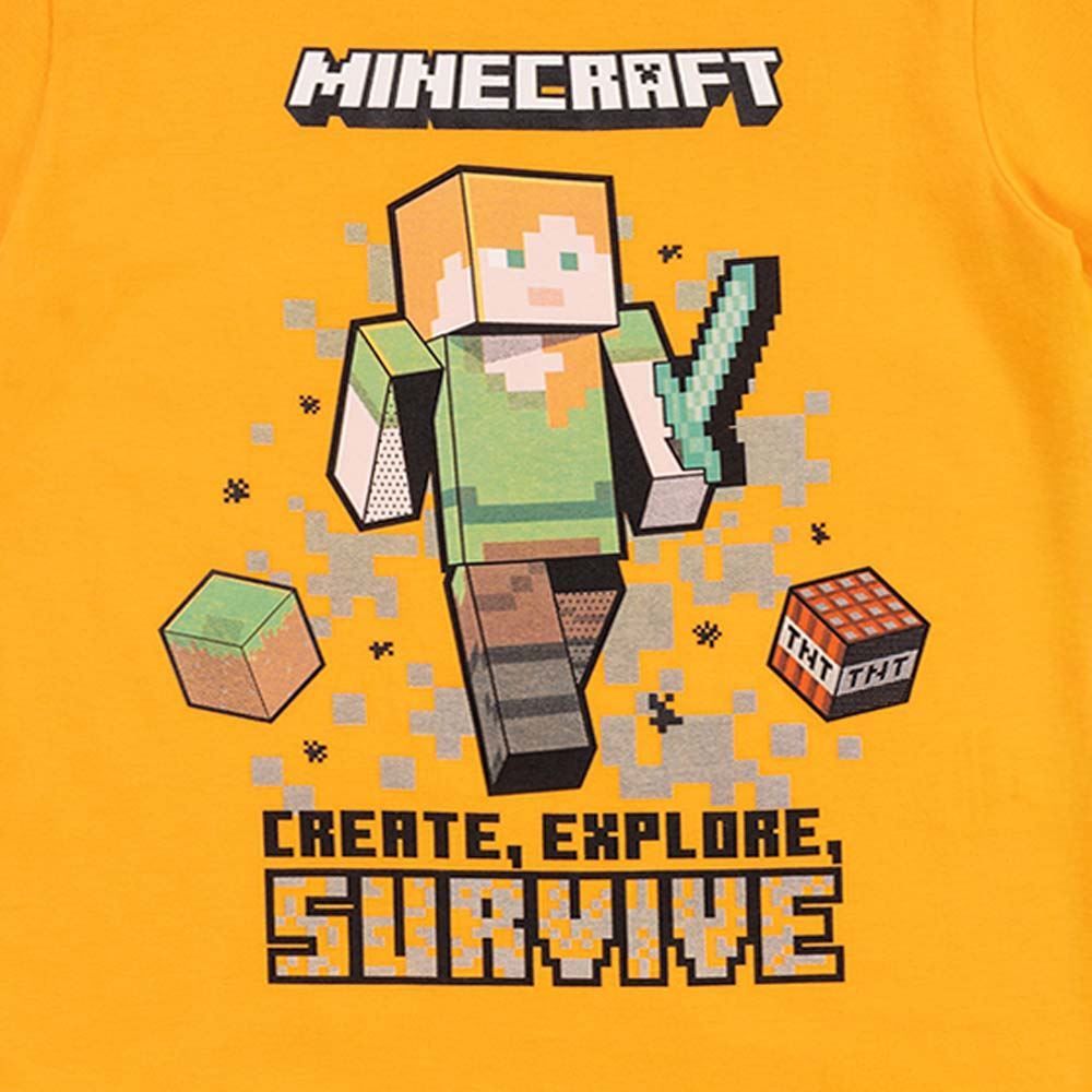 Camiseta Minecraft Infantil 6 a 12 Anos