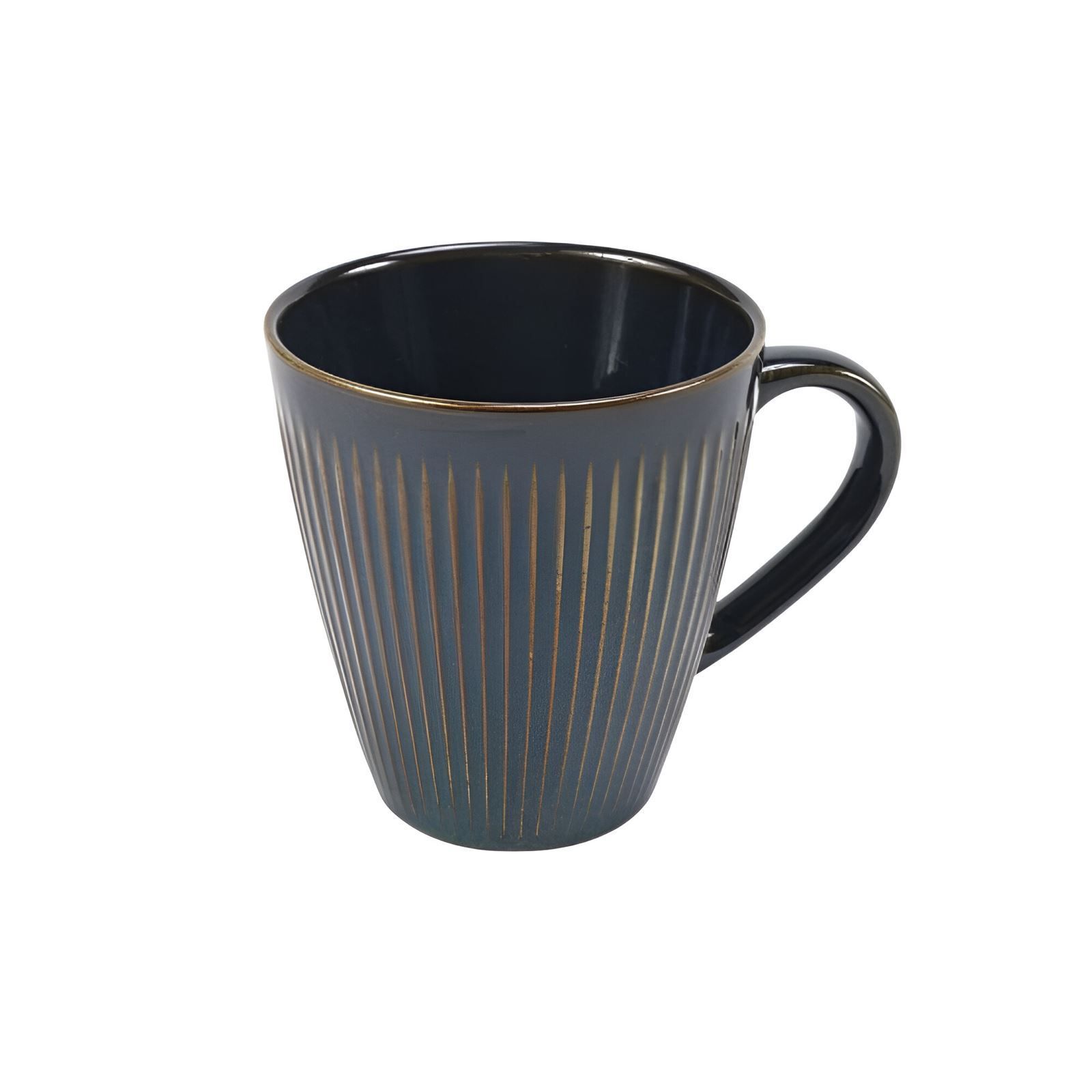 Caneca De Cerâmica Glamour Havan Casa 345Ml - Azul