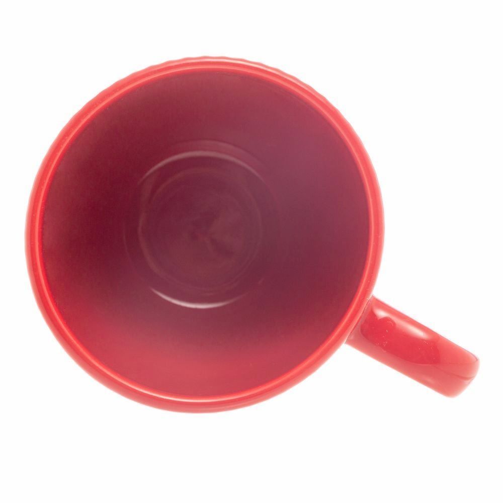 Caneca De Cerâmica Roma Lyor 210Ml - Vermelho