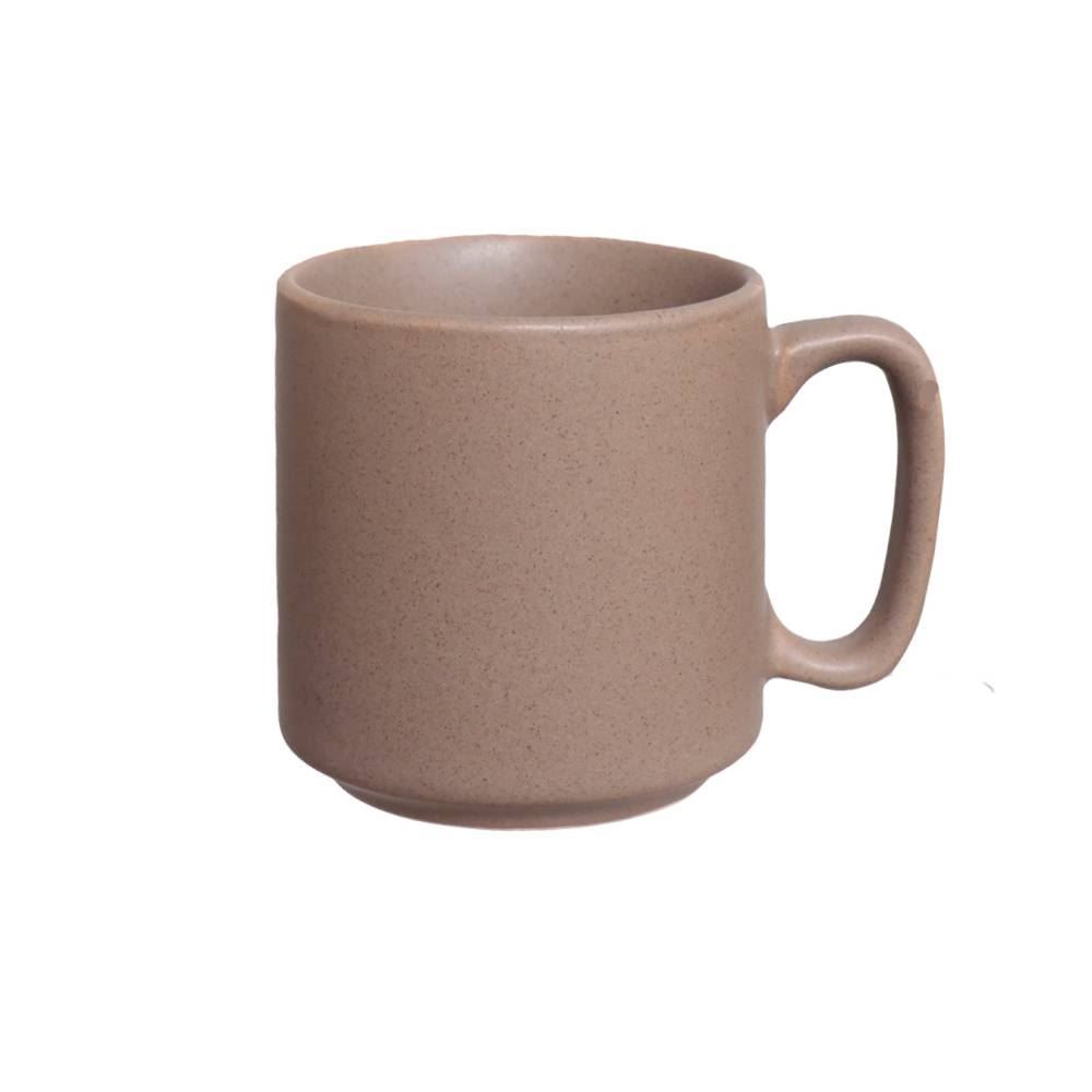 Caneca De Cerâmica Surya Hauskraft 235Ml - Marrom