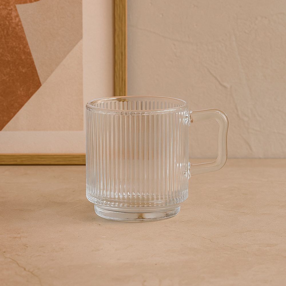 Caneca De Vidro Em Casa Tem Inga 370 Ml - Transparente