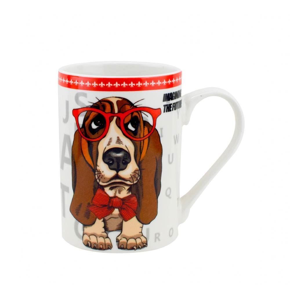 Caneca Pet Guys Basset Dynasty - 320ML