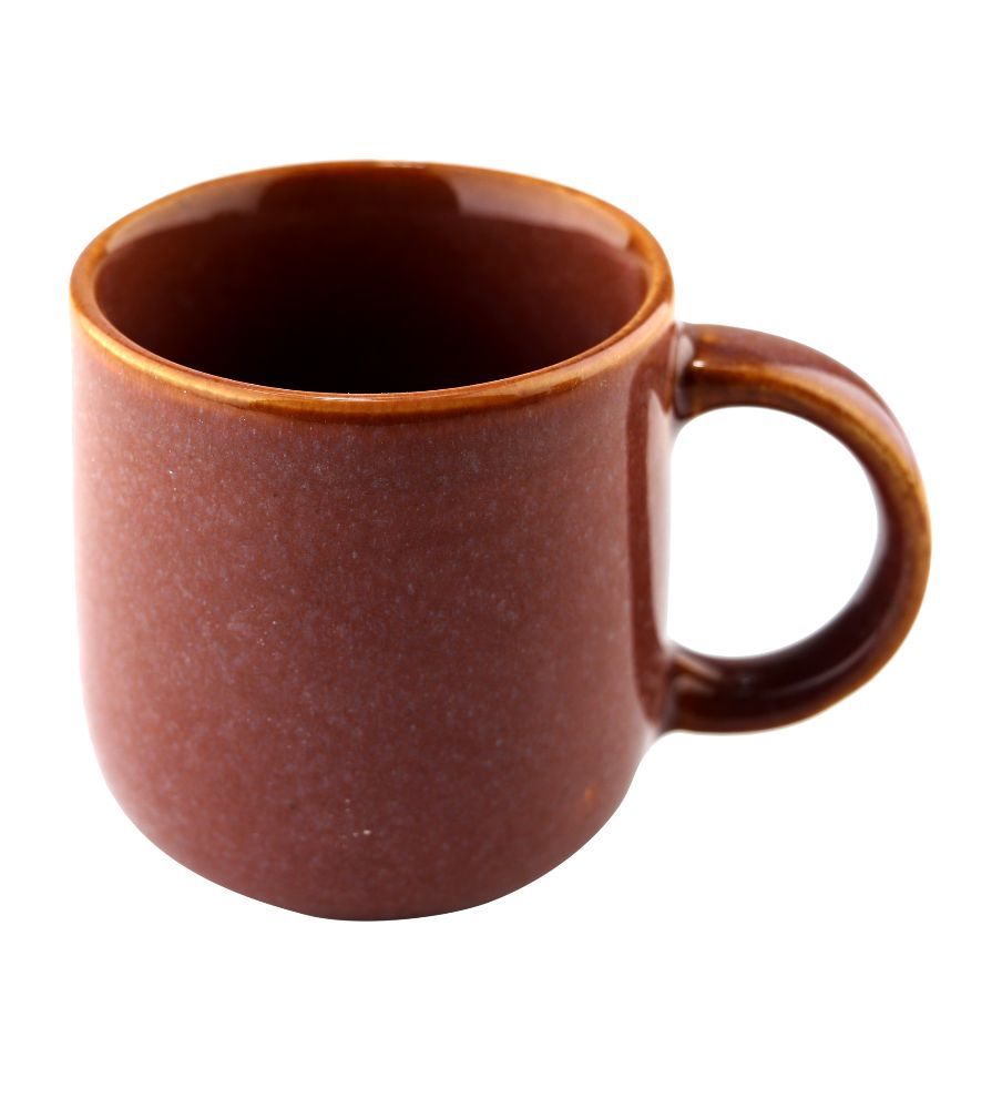 Caneca Sotille Em Cerâmica 110Ml D5,8Xa6,2Cm Terracota