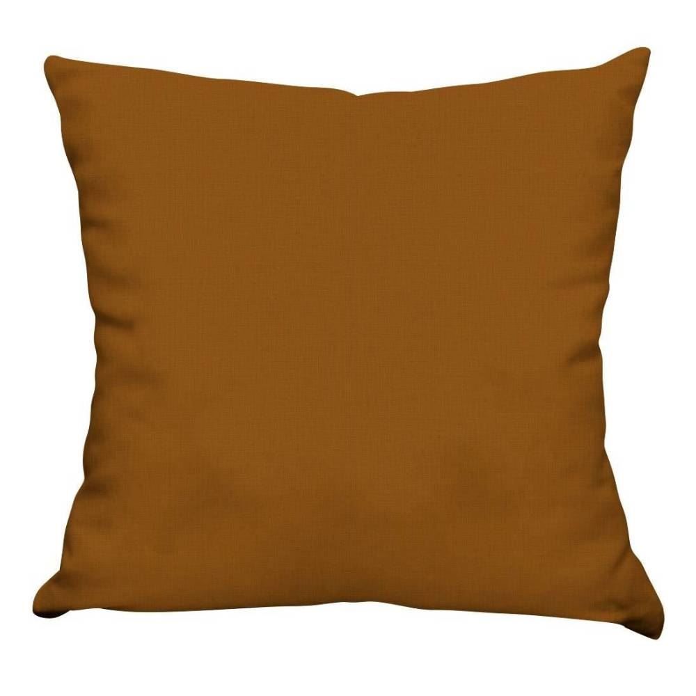 Capa De Almofada 100% Poliéster Veludo Havan Casa - Ocre
