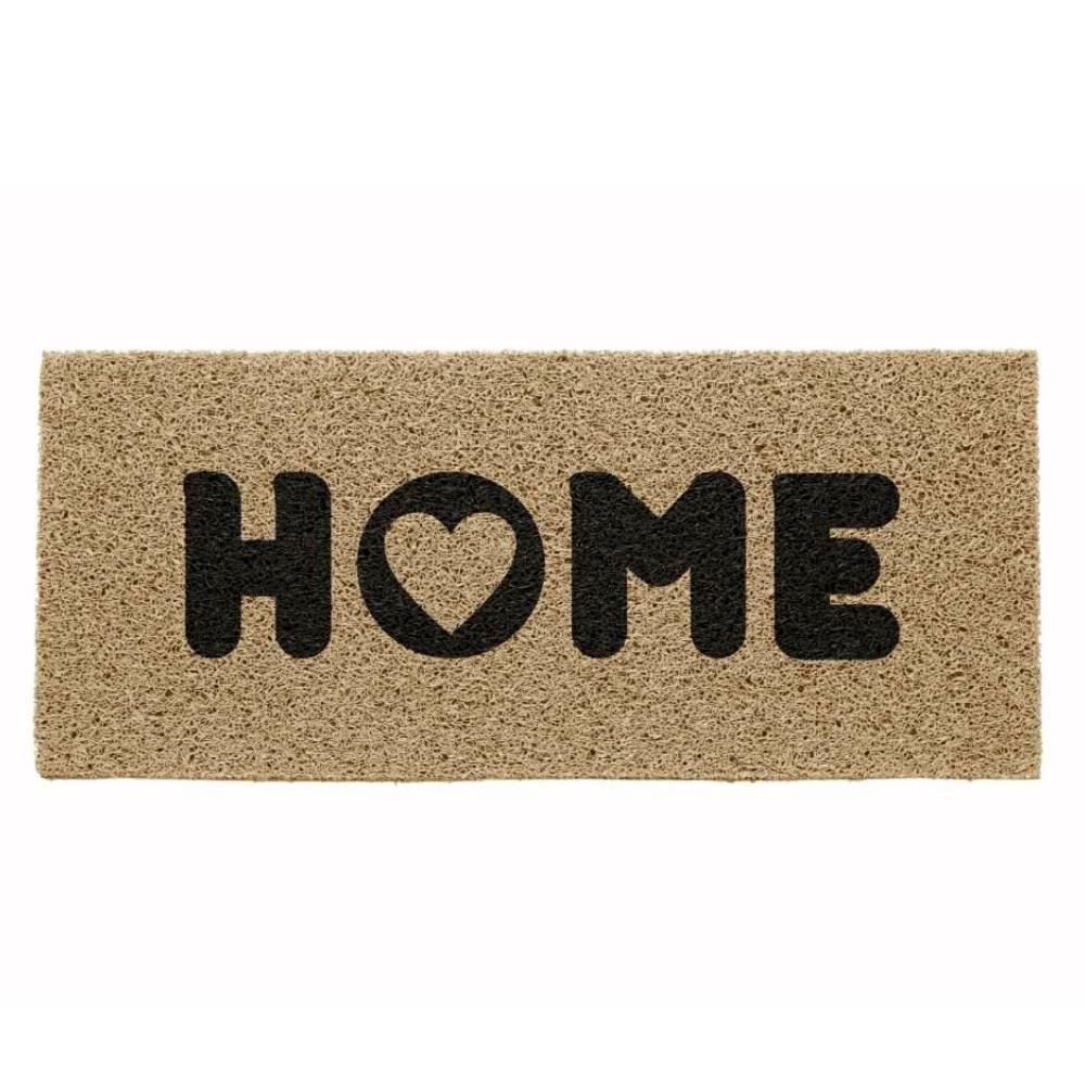 Capacho Para Porta De Entrada 30X70 Cm Vinil Long Havan Casa - Bege Home