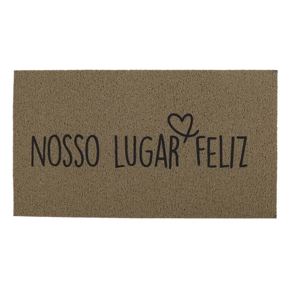 Capacho Vinil 50X90 Cm Bem Vindo Solecasa - Nosso Lugar Feliz