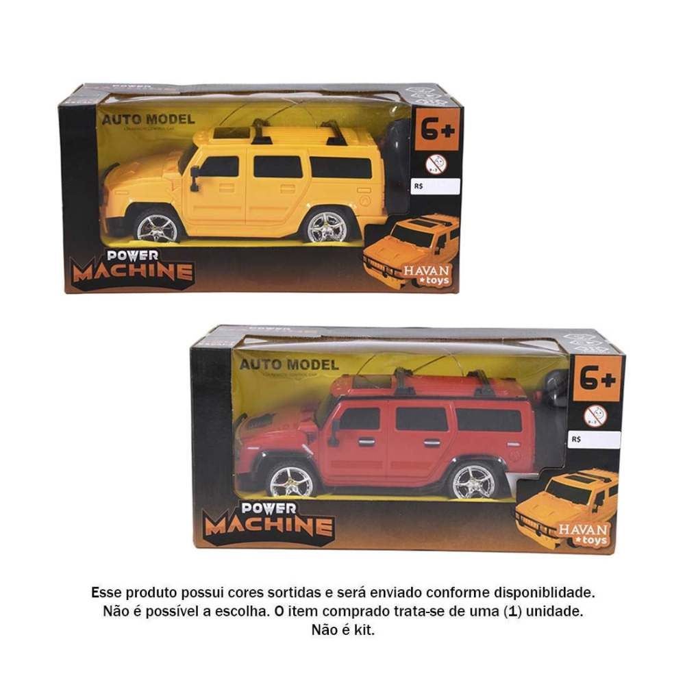 Carrinho De Controle Remoto Auto Model Havan Toys 3 Funções - Sortido