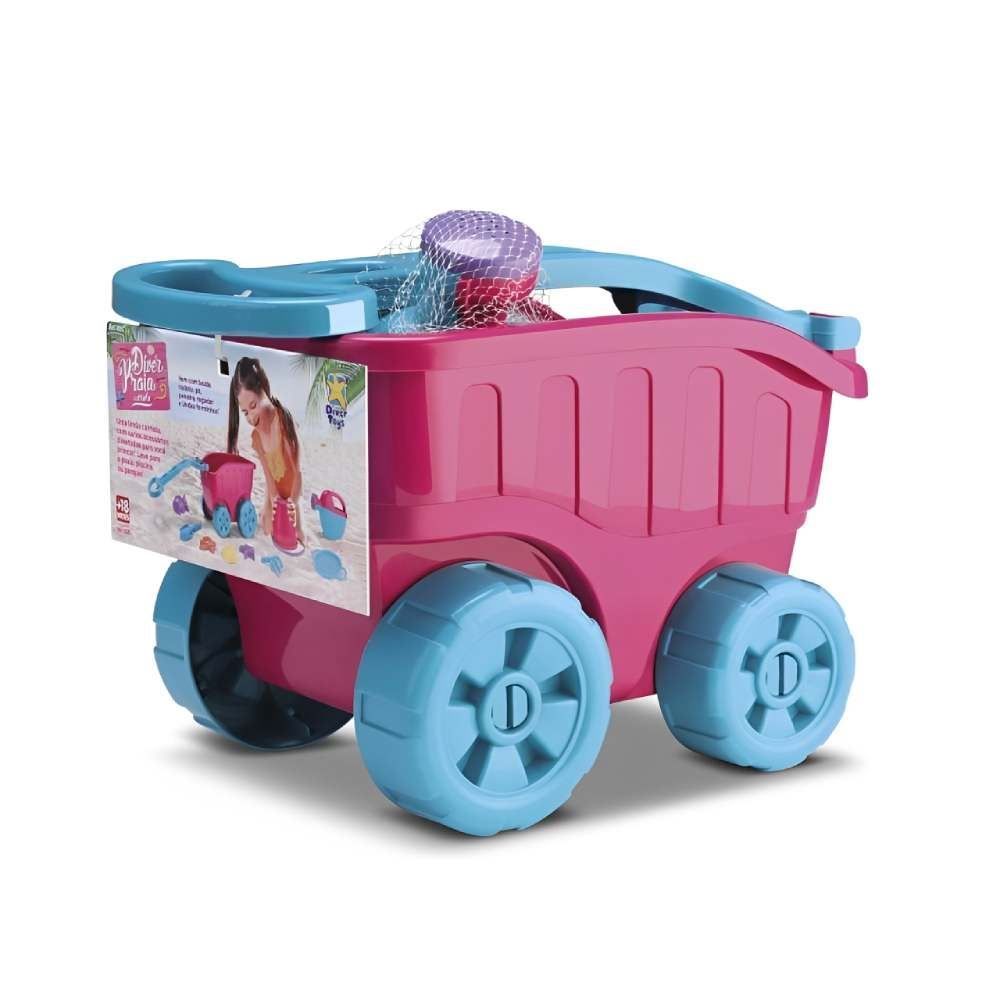 Carriola De Praia Divertoys - 8285