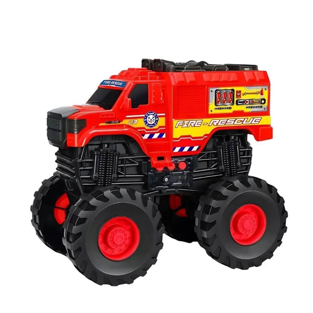 Carro Monster Truck Com Som E Fricção Vermelho Multikids - BR2233