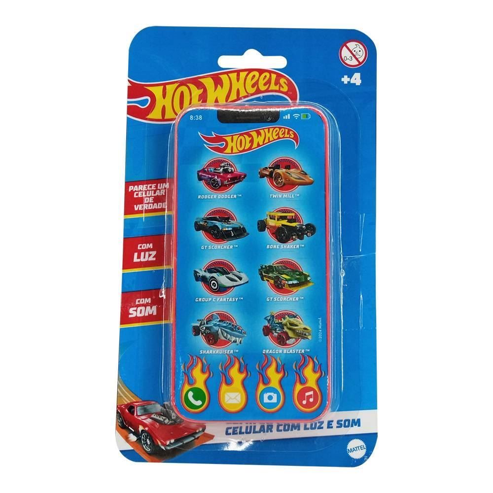 Celular Flip Hot Wheels Toyng - 56286