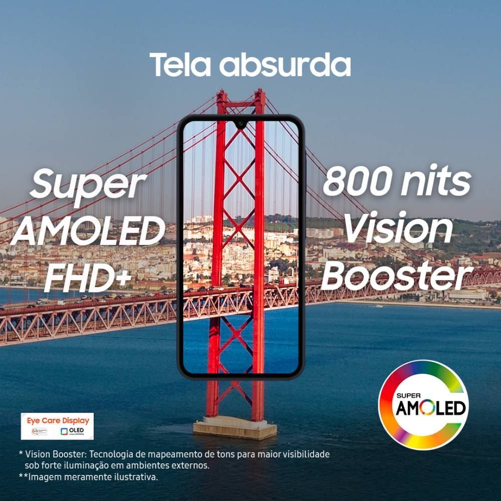 Celular Smartphone Galaxy A15 5G Octacore 4Gb Ram 128Gb - Verde claro