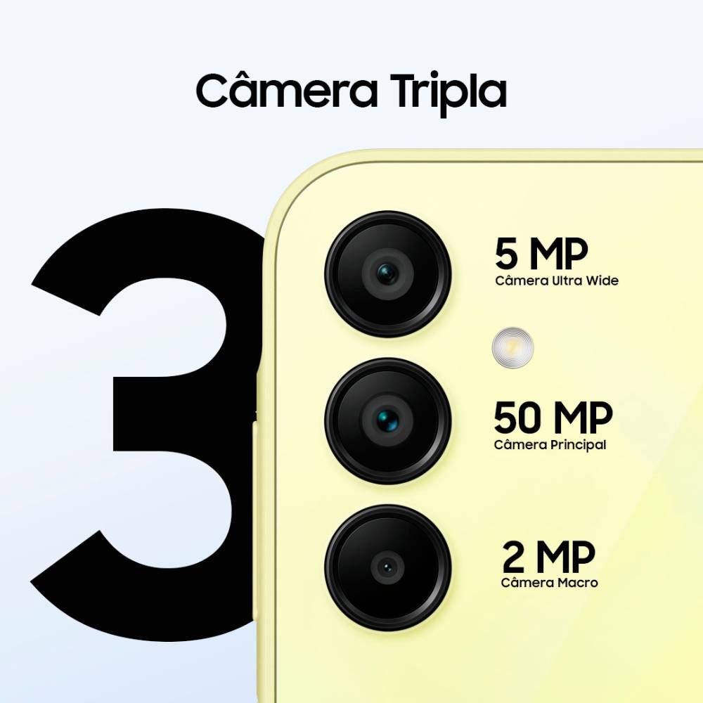 Celular Smartphone Galaxy A15 Lte 4G Octacore 4Gb Ram 128Gb - Azul claro