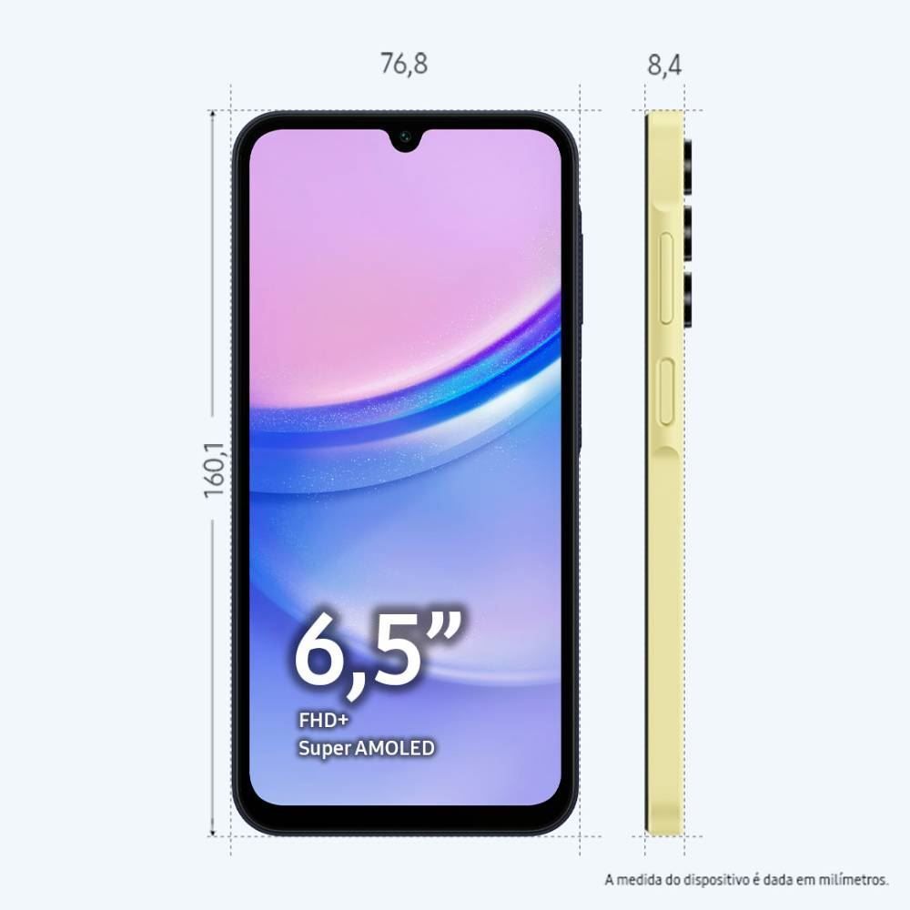 Celular Smartphone Galaxy A15 Lte 4G Octacore 4Gb Ram 128Gb - Verde claro