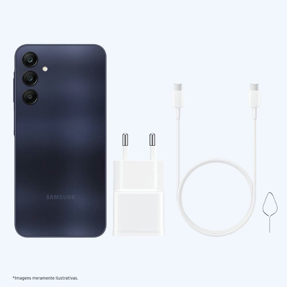Celular Smartphone Galaxy A25 5G Octacore 8Gb Ram 256Gb - Azul escuro