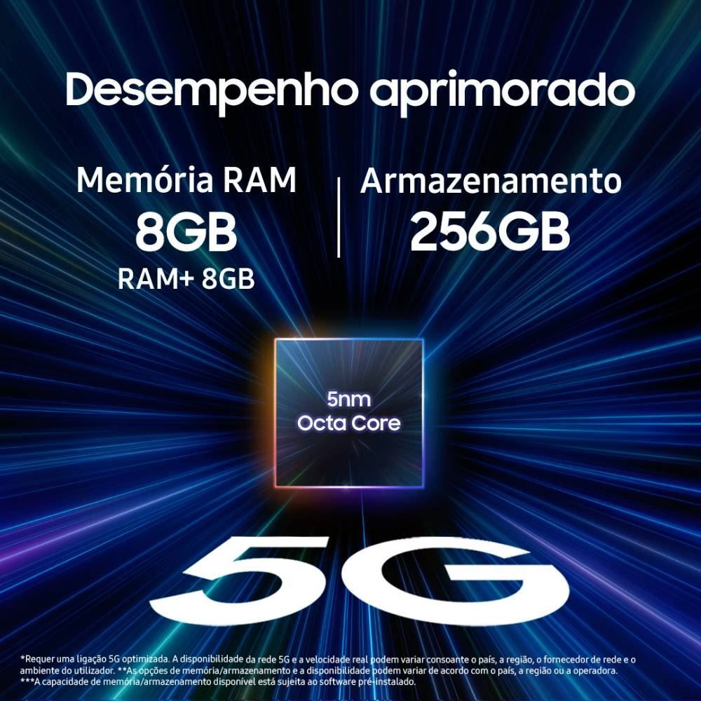 Celular Smartphone Galaxy A25 5G Octacore 8Gb Ram 256Gb - Azul escuro
