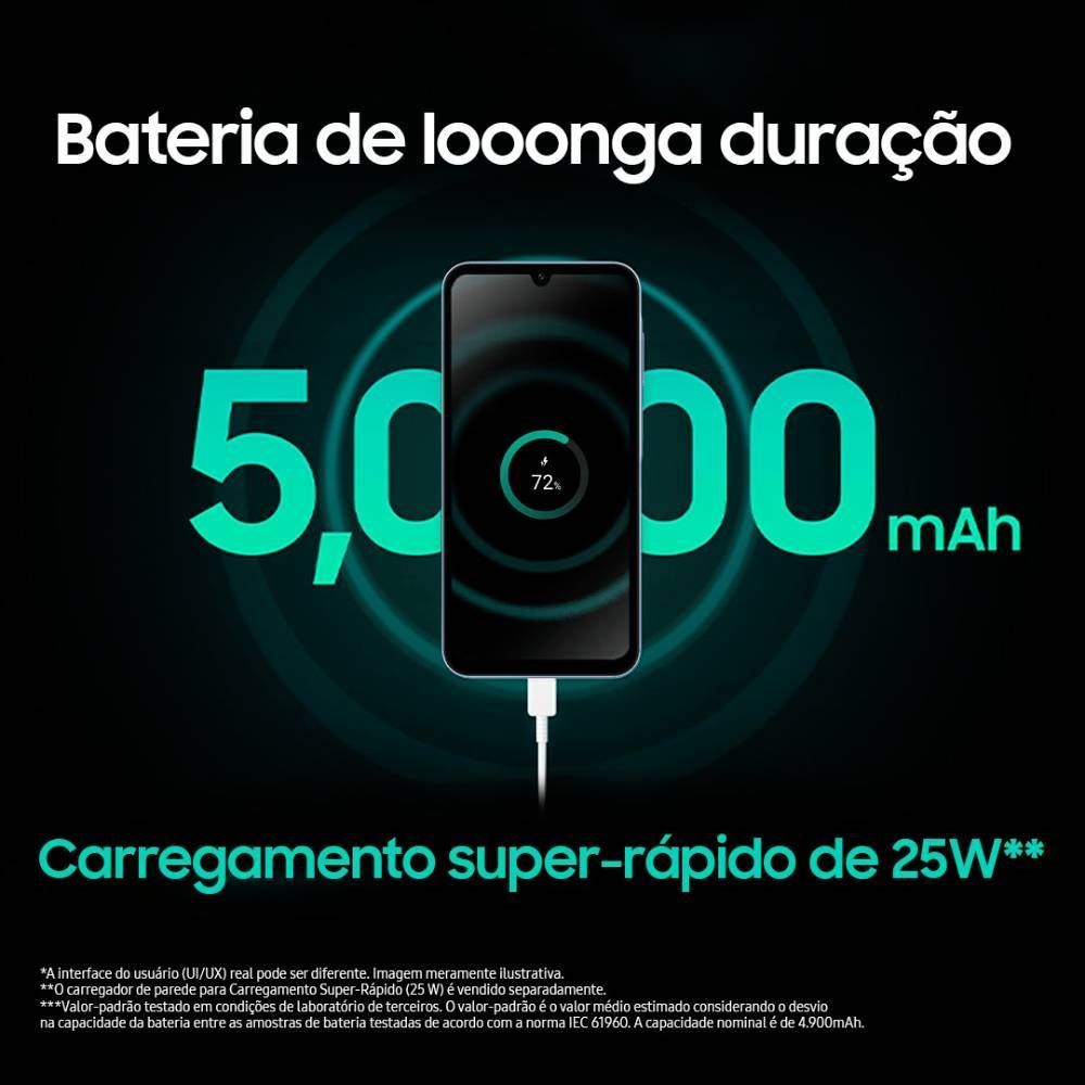 Celular Smartphone Galaxy A25 5G Octacore 8Gb Ram 256Gb - Azul escuro