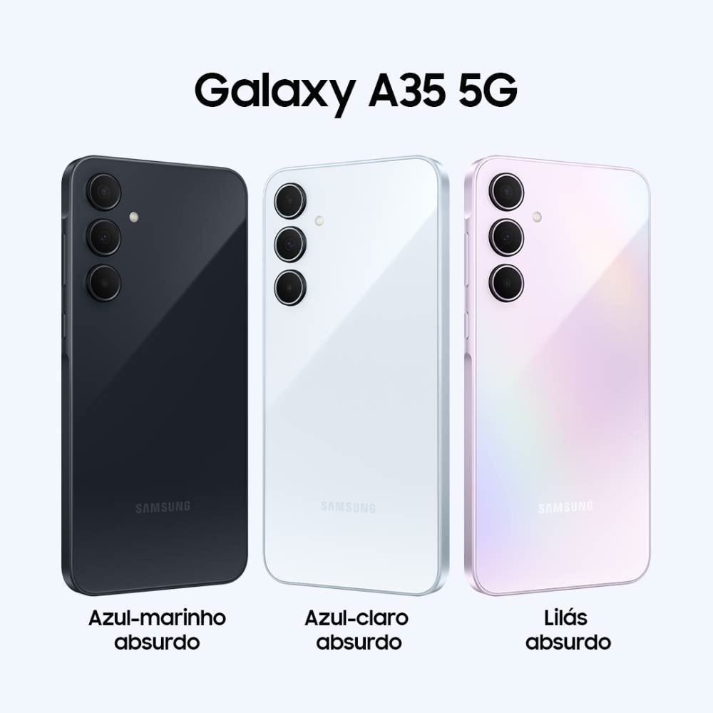 Celular Smartphone Galaxy A35 5G Octacore 6Gb Ram 128Gb - Azul Escuro