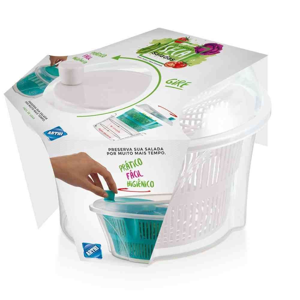 Centrifuga Seca Salada Arthi 4,5L - Plástico Transparente