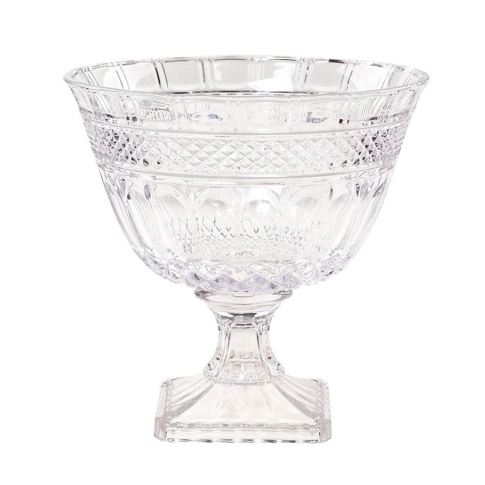 Centro De Mesa Com Pé Brandon Lyor - Cristal