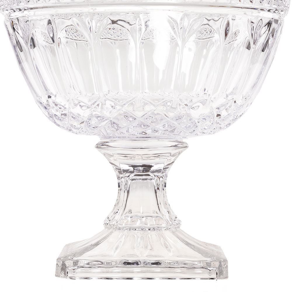 Centro De Mesa Com Pé Brandon Lyor - Cristal