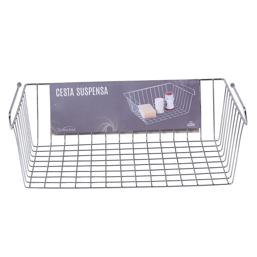 Cesta Suspensa Cromada Solecasa - ST31752