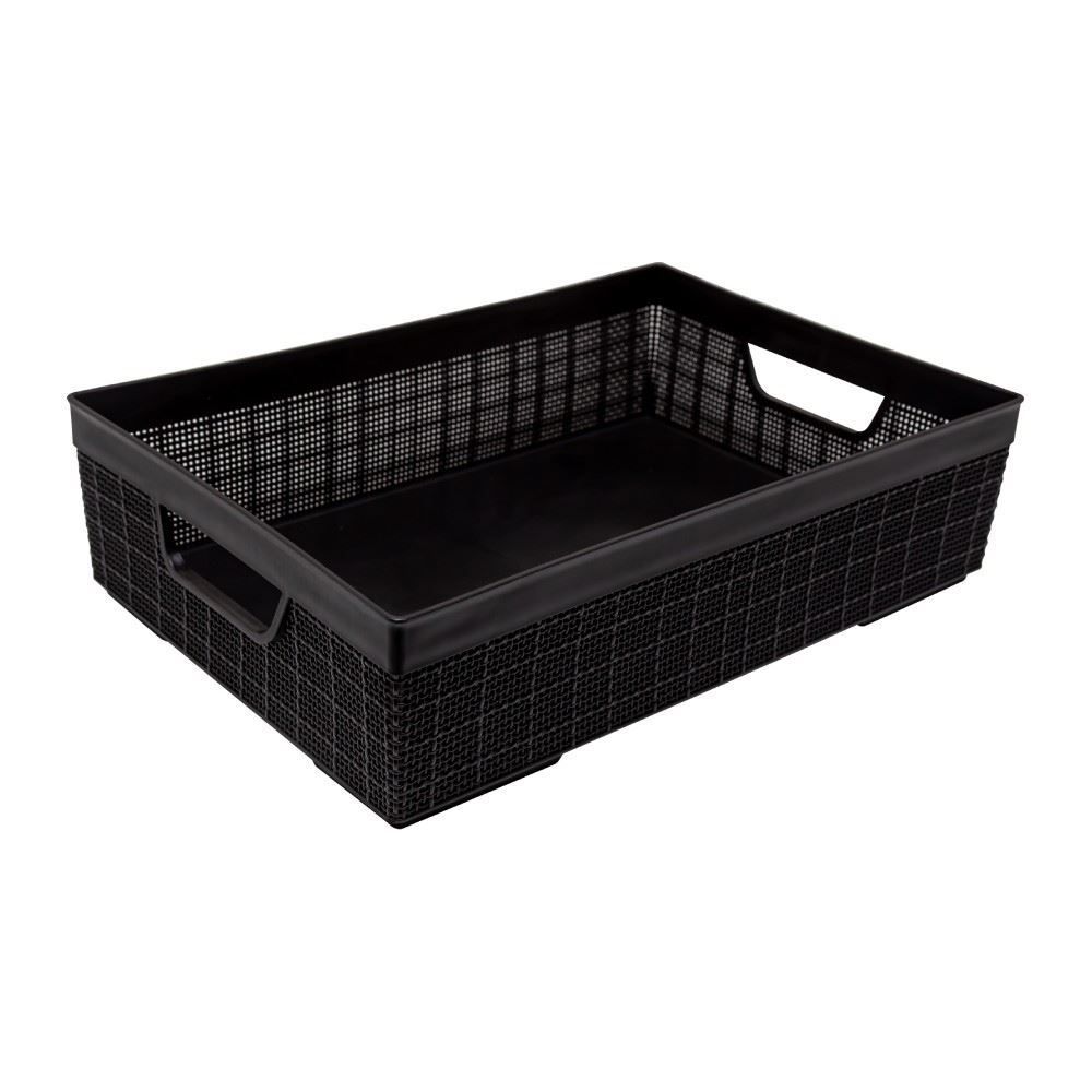 Cesto Organizador Juta Jaguar 5,2 Litros - Preto