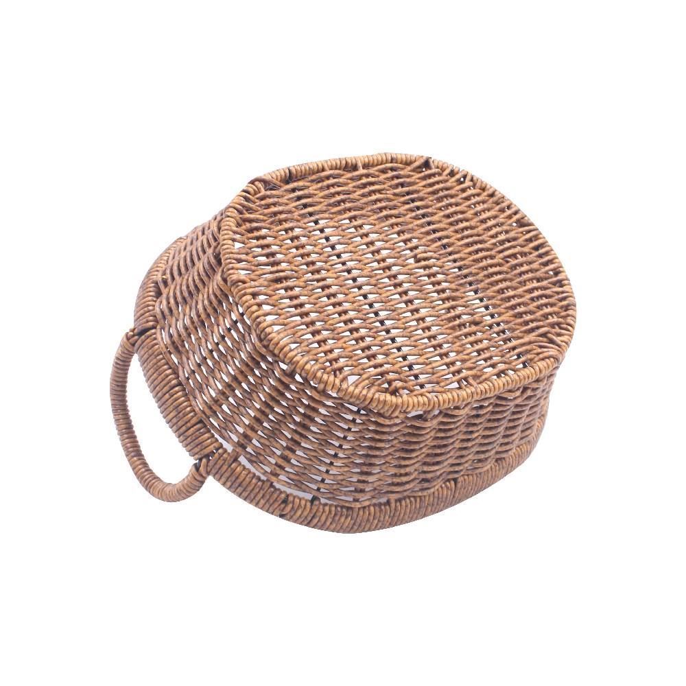 Cesto Oval Com Alça Havan Casa 28,5 Cm - Natural