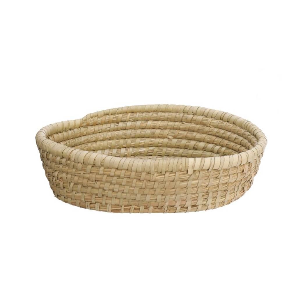 Cesto Oval Palmar Grande Hauskraft 31 Cm - Natural