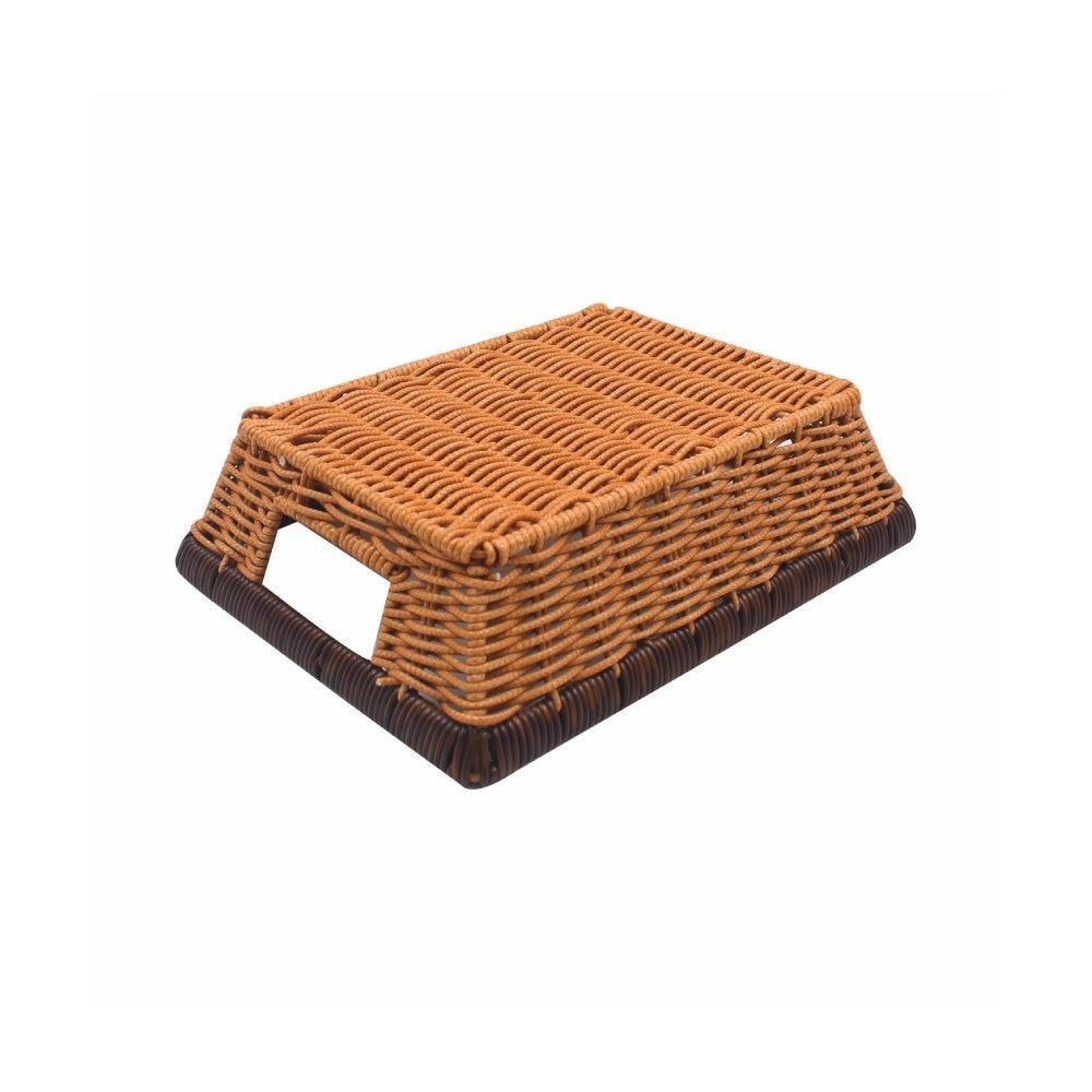 Cesto Retangular Com Alça Havan Casa 28 Cm - Natural