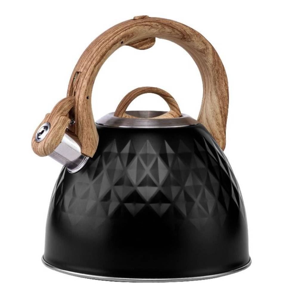 Chaleira Com Apito Diamante Havan Casa 2,7 Litros - Preto