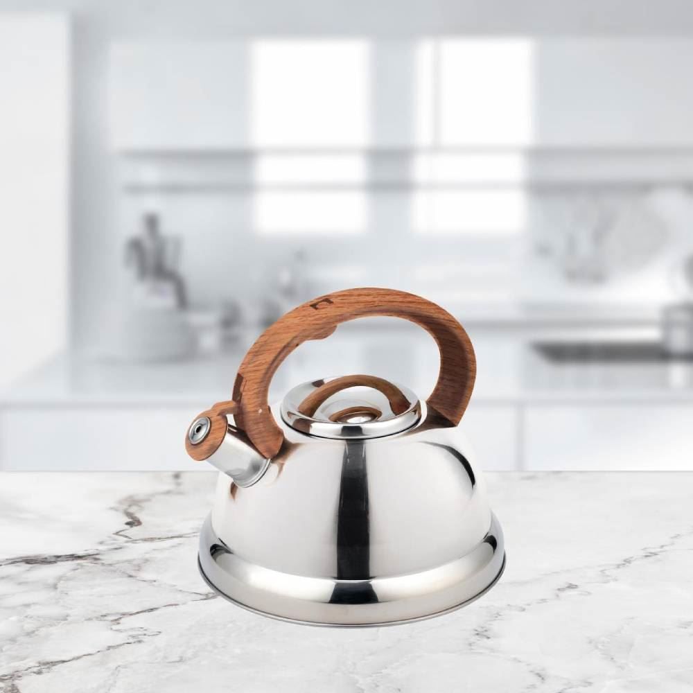 Chaleira Com Apito Roma Havan Casa  2.7L - Amadeirado