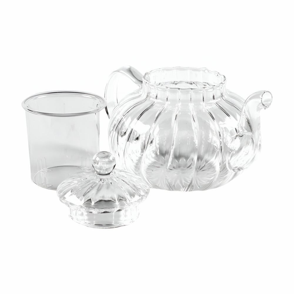 Chaleira Com Infusor Vidro Borossilicato Hauskraft 600Ml - Transparente