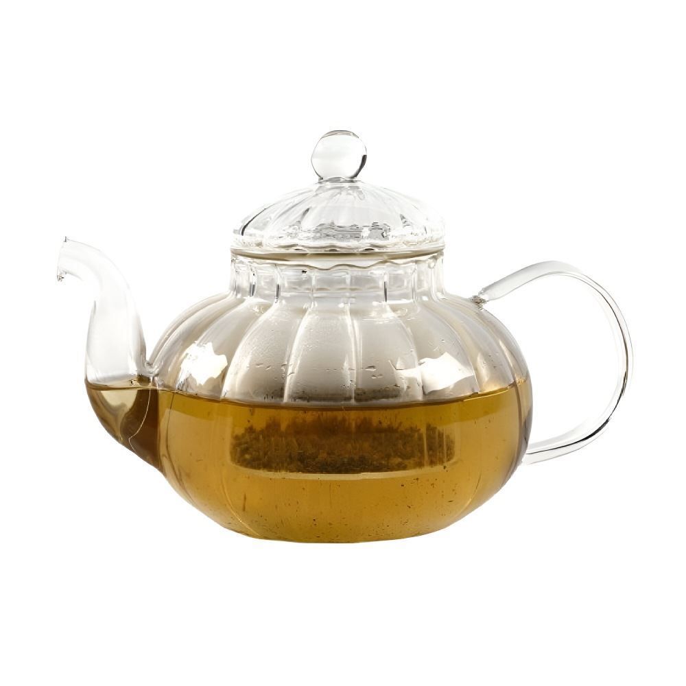 Chaleira Com Infusor Vidro Borossilicato Hauskraft 600Ml - Transparente