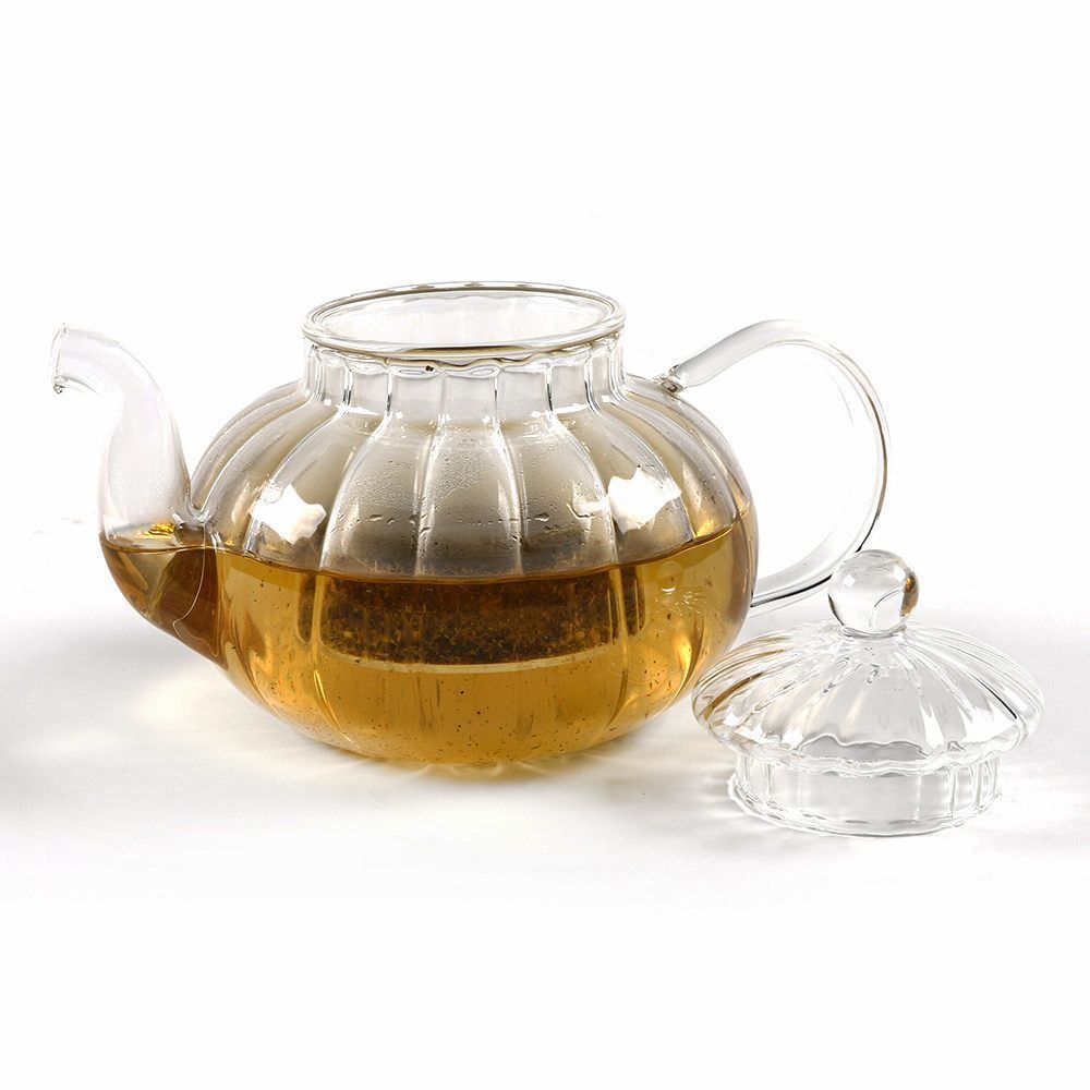 Chaleira Com Infusor Vidro Borossilicato Hauskraft 600Ml - Transparente