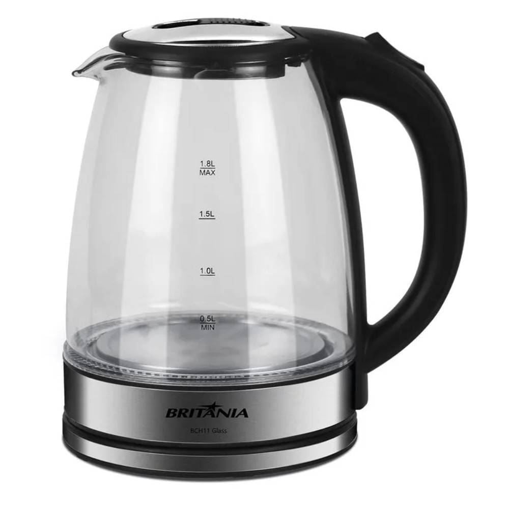 Chaleira Elétrica Britânia Glass 1,8 Litro BCH11