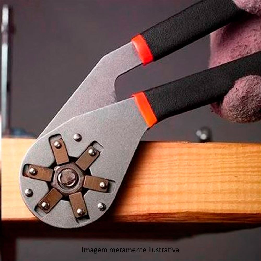 Chave 14 Em 1 Multifuncional Hexagonal Meghazine - Preto