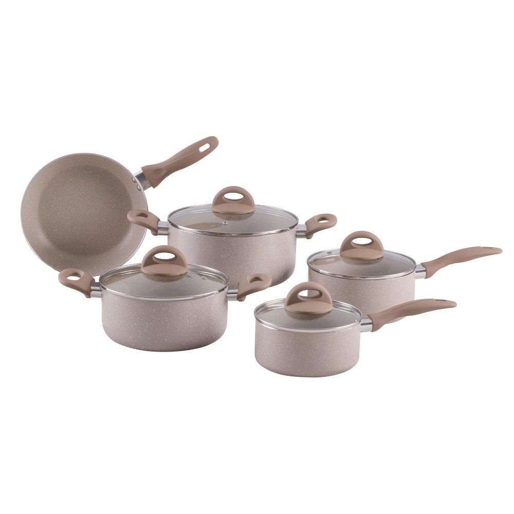 Cj De Panelas Brinox Ceramic Life Smart Plus Mocha Mousse - SMART PLUS MOCHA MOUSSE