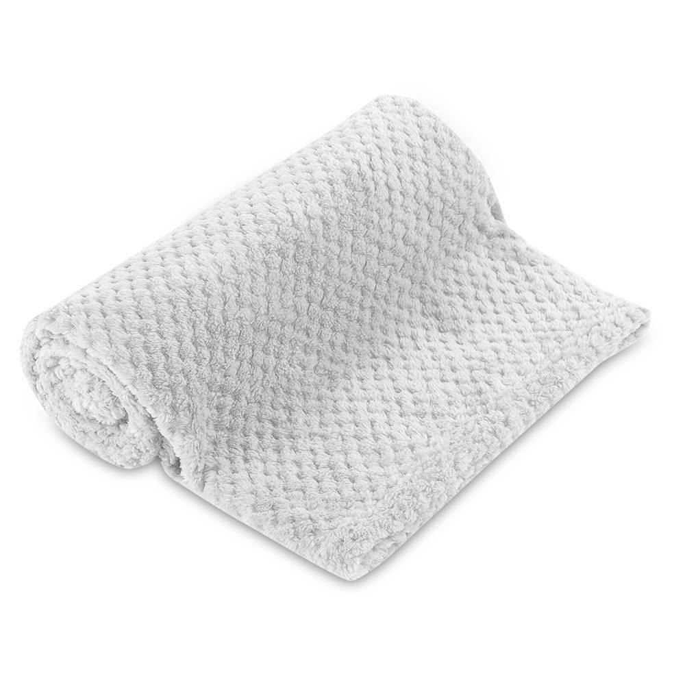 Cobertor Bebê Dobby 0,90Cm X 1,10M Havan Baby - Fumaça