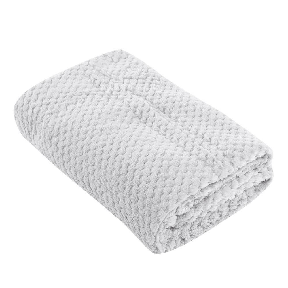 Cobertor Bebê Dobby 0,90Cm X 1,10M Havan Baby - Fumaça