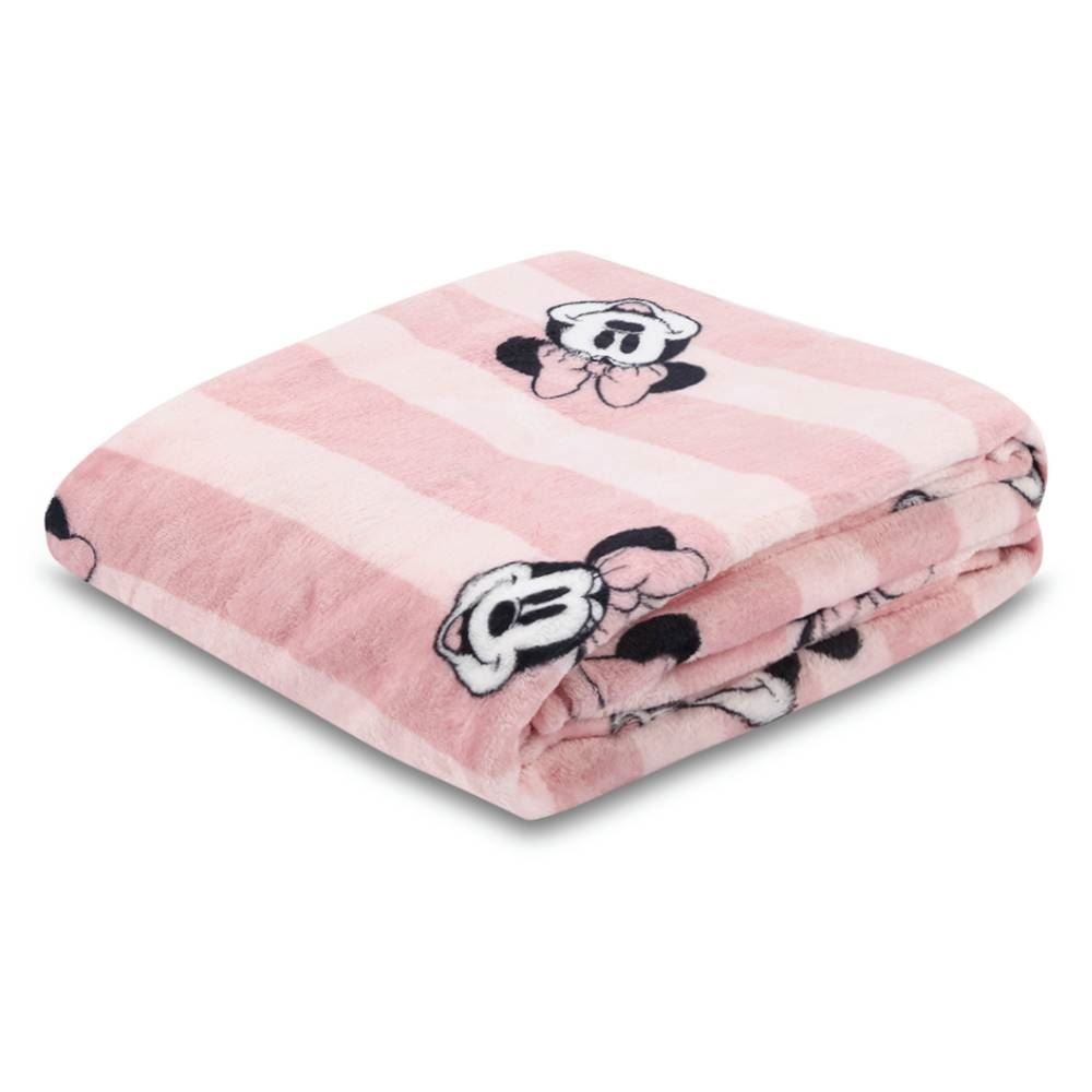 Cobertor Casal 100% Poliéster Disney - Minnie Listras