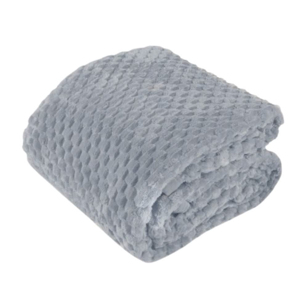 Cobertor Casal 100% Poliéster Imperial Havan Casa - Cinza Amianto